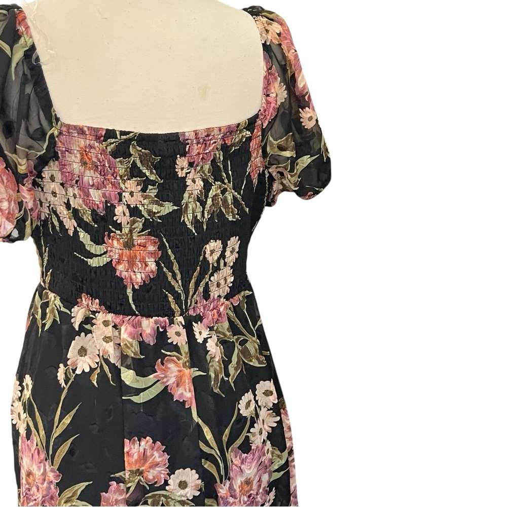Lily Rose Floral Smocked Mini Skater Dress Juniors Size XXL New - Picture 8 of 13